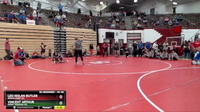 45-48 lbs Round 2 - Vincent Arthur, Perry Meridian WC vs Leo Nolan Butler, Indian Creek WC