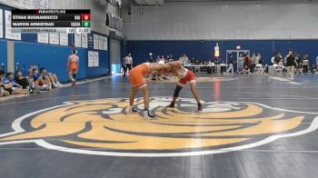133 lbs Quarterfinal - Ethan Buonanducci, Bridgewater State vs Marvin Armistead, Coast Guard