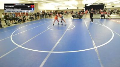 92 lbs Quarters - Tyler Kipp, The Wrestling Factory Of Kern vs Mitchell Semaan
