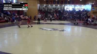 149 lbs Quarterfinal - Ethan Hady, Cornell College vs Justin Avila, Grand View (Iowa)