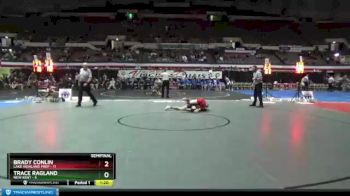 132 lbs Semis & 3rd Wb (16 Team) - Brady Conlin, Lake Highland Prep vs Trace Ragland, New Kent