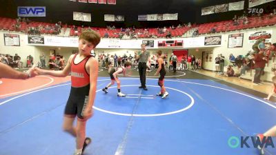 76 lbs Rr Rnd 4 - Levi Wagnon, Lincoln Christian vs Owen Schiltz, Verdigris Youth Wrestling