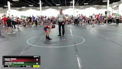 52 lbs Round 2 (4 Team) - Noah Reino, CTWHALE vs Matheo Maliarakis, Savage WA