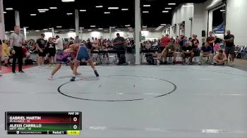 160 lbs Round 1 (4 Team) - Gabriel Martin, PA Alliance vs Alexis Carrillo, Dirty Jersey