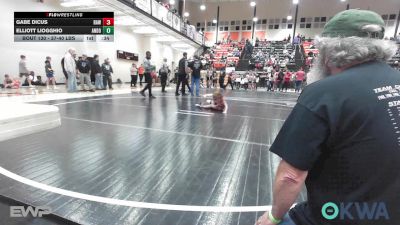 37-40 lbs Rr Rnd 3 - Gabe Dicus, Raw Wrestling Club vs Elliott Liogghio, Andover Youth