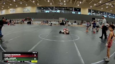 80 lbs Round 2 (6 Team) - Cael Savage, SouthWest Elite vs Mason Pederson, Ohio Gold