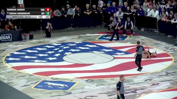 Cons. Round 1 - Jonah Anderson, Watertown vs Damian Janish, Yankton