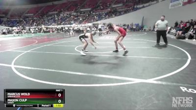 6A-138 lbs Champ. Round 2 - Marcus Wold, Oregon City vs Mason Culp, Sandy