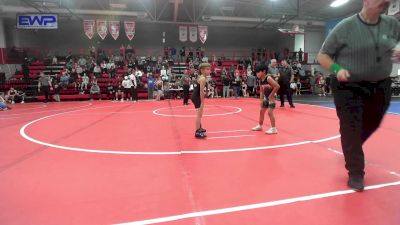 58 lbs Rr Rnd 2 - Jayden Perez, Salina Wrestling Club vs Colt Hale, Grove Takedown Club