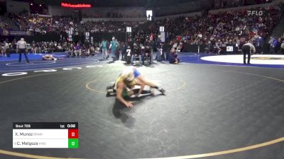 113 lbs Consi Of 16 #1 - Xamian Munoz, Brawley vs Carlos Melgoza, Kingsburg