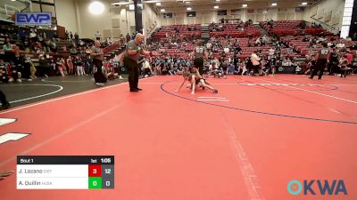 65 lbs Rr Rnd 1 - Jocelynn Lozano, Sisters On The Mat TX vs Alicen Quillin, Husky Girls