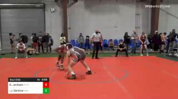 144 lbs 7th Place - Kaleb Jackson, Olympic vs John Saraiva, Rhino