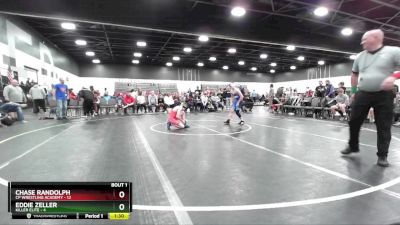 100 lbs Round 1 (8 Team) - Chase Randolph, CP Wrestling Academy vs Eddie Zeller, Killer Elite