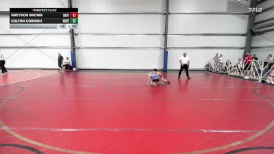 85 lbs Rr Rnd 1 - Greyson Brown, Team Shutt Dethrone vs Colton Cornish, North Carolina National Team Red