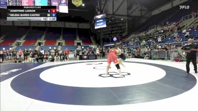 190 lbs Quarters - Josephine Larson, IL vs Selena Mares-Castro, WA
