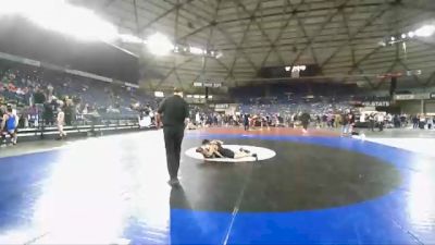 143.3 Cons. Semi - Eric Valdez, Unattached vs Alex Hofeling, Gig Harbor Grizzlies Wrestling Club