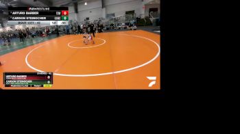 42 lbs Semifinal - Arturo Barber, Texas Select Wrestling vs Carson Steinocher, Katy Area Wrestling Club