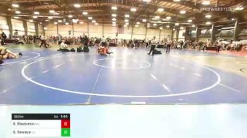 160 lbs Round Of 16 - Seraphina Blackmon, MO vs Suhela Sawaya, CA