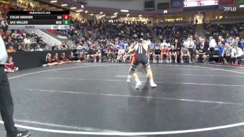 144 lbs Semis - Colin Sesker, Clarion-Goldfield-Dows vs Jax Miller, West Delaware, Manchester