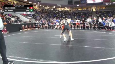 144 lbs Semis - Colin Sesker, Clarion-Goldfield-Dows vs Jax Miller, West Delaware, Manchester