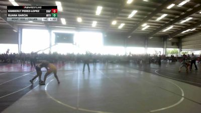 116 lbs Rr Rnd 2 - Kimberly Perez-Lopez, Chaparral Lobos vs Eliana Garcia, Antonito