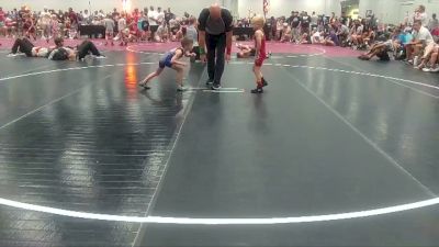 44 lbs Round 4 (6 Team) - Colten Strickland, Backyard Brawlers Gold vs Augie McGinnis, Maverick