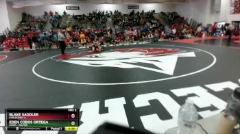 106 lbs Cons. Semi - Eden Cobos Ortega, Lewis - Palmer vs Blake Saddler, Eaglecrest A