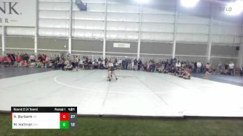 90 lbs Round 2 (4 Team) - Mckay Hallman, Davis vs Hunter Burbank, Mt. Crest