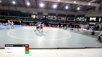 285 lbs Consolation - Aden Roe, Kiski School vs Gavin Bage, Mount Saint Joseph