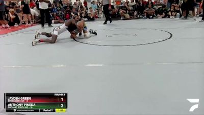 120 lbs Round 3 (6 Team) - Jayden Green, Buccaneers WC vs Anthony Pineda, Orchard South WC