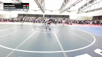 140-I lbs Round Of 32 - David Strober, North Hunterdon, NJ vs Jeffrey Fecher, La Salle College HS