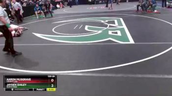 120 lbs Cons. Round 1 - Aaron Musgrave, County Line vs Jayden Dailey, North Park
