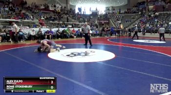 4A 126 lbs Quarterfinal - Rowe Stokenbury, Bauxite vs Alex Zulpo, Perryville