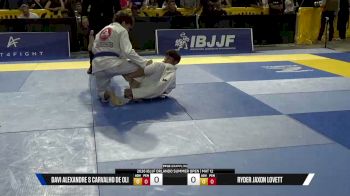 Ryder Jaxon Lovett vs Davi Alexandre S Carvalho De Oli 2026 IBJJF Orlando Summer Open