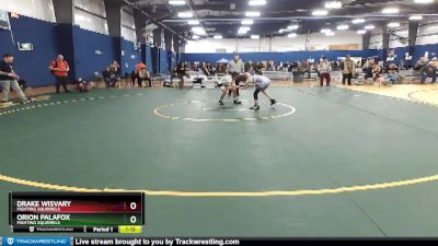 76-84 lbs Round 2 - Drake Wisvary, Fighting Squirrels vs Orion Palafox, Fighting Squirrels