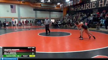 G-10 lbs Round 3 - Bella Griffin, Cedar Rapids Kennedy vs Celeste Manning, Prairie, Cedar Rapids