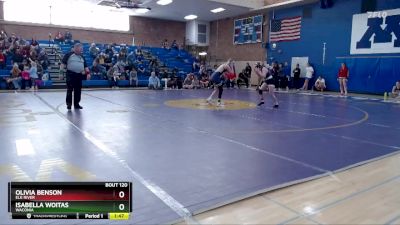 124Girls Round 2 - Isabella Woitas, Waconia vs Olivia Benson, Elk River