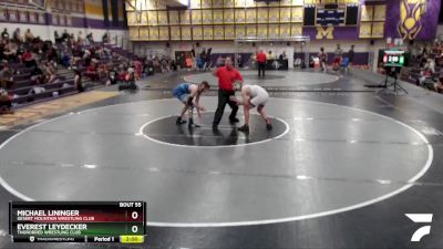 113 lbs Champ. Round 1 - Everest Leydecker, Thorobred Wrestling Club vs Michael Lininger, Desert Mountain Wrestling Club