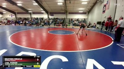 126 lbs Cons. Round 3 - Brayden Miracle, Natrona County vs Cael Parker, Thunder Basin High School