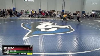 157 lbs Champ. Round 2 - Xavier Howard, McDaniel vs Eric Gendlin, Johns Hopkins