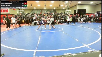 140 lbs Consi Of 16 #1 - Jace Brogdon, Tulsa Union vs David Harjo, Tulsa Hale