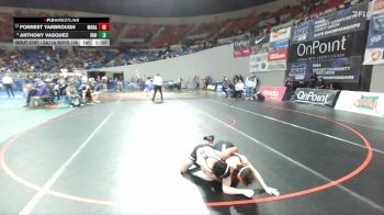 2A/1A Boys 106 3rd Place Match - Forrest Yarbrough, Mohawk Boys vs Anthony Vasquez, Irrigon Boys