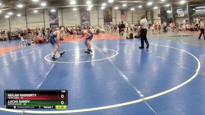 130 lbs Rd# 9- 2:15pm Saturday Final Pool - Lucas Gandy, Gotcha Blue vs Nolan Haggerty, Team Ohio