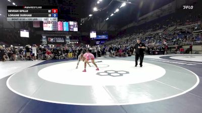 130 lbs Champ. Rd Of 128 - Neveah Spille, MT vs Loraine Durham, OH