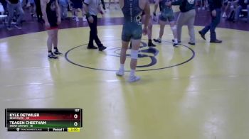 157 lbs Round 7 (8 Team) - Kyle Detwiler, Bear River vs Teagen Cheetham, Snow Canyon