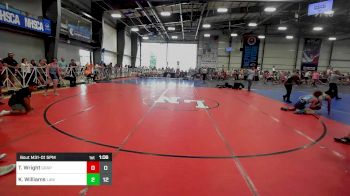 120 lbs Rr Rnd 1 - Tyrell Wright, Grapplers Garage vs Kaedyn Williams, Off The Hook - Red