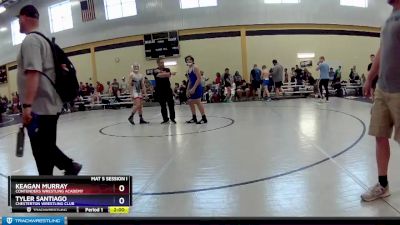 119 lbs Quarterfinal - Keagan Murray, Contenders Wrestling Academy vs Tyler Santiago, Chesterton Wrestling Club