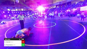 130 lbs Quarterfinal - Cameron Cosner, Bear Cave WC vs Xavier Panameno, Unattached