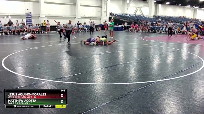 144 lbs Round 1 (10 Team) - Jesus Aquino-Morales, Viking Wrestling Club ...