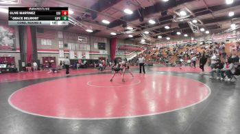 110 lbs Cons. Round 6 - Grace Belmont, Capo Valley vs Olive Martinez, Corona